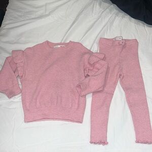 Zara Pink Sweater Set